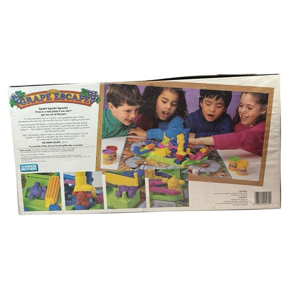 VTG 1992 "The Grape Escape" Board Game Parker Brothers 99% COMPLETE! NO DIE 90s - Picture 8 of 16